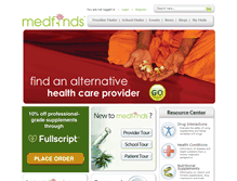 Tablet Screenshot of medfinds.com